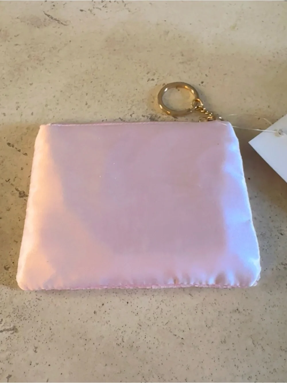 Camel Threads XOXO Beaded Coin Purse